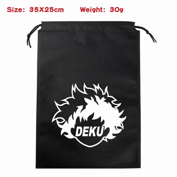 My Hero Academia Canvas drawstring storage pouch bag 35X25CM 30G Style 3