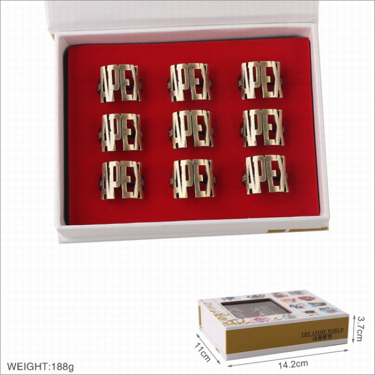 Apex Legends Ring kingdom hearts price for 9 pcs a set style C