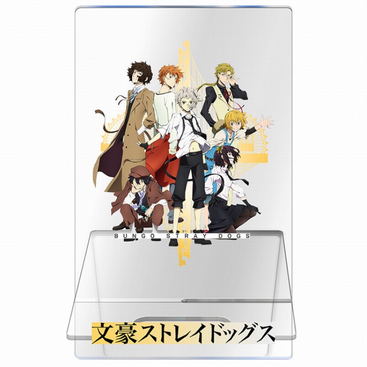 Bungo Stray Dogs Transparent acrylic phone holder 13CM Style C
