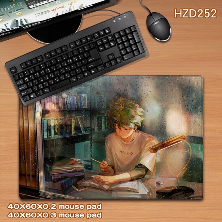 My Hero Academia Anime rubber Desk mat mouse pad 40X60CM HZD252