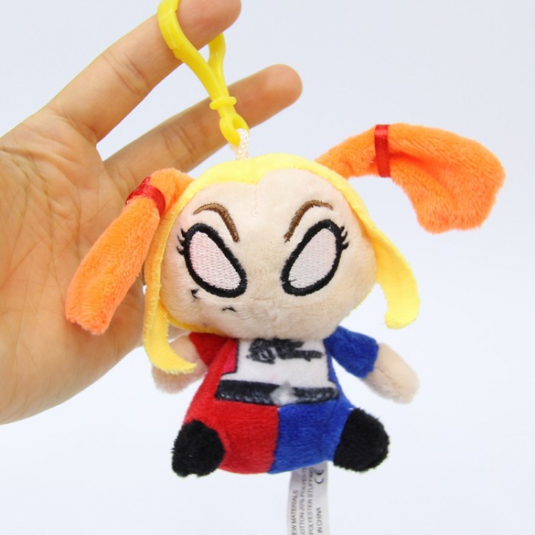 Suicide Squad Plush Keychain pendant 10X8CM price for 10 pcs