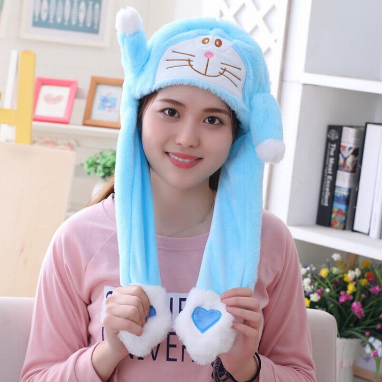 Animal series Rabbit ear hat Pinching the ear will move With light flashes price for 50 pcs Style A