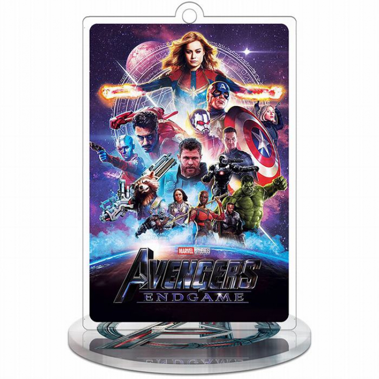 The avengers allianc Rectangular Small Standing Plates acrylic keychain pendant 9-10CM Style D