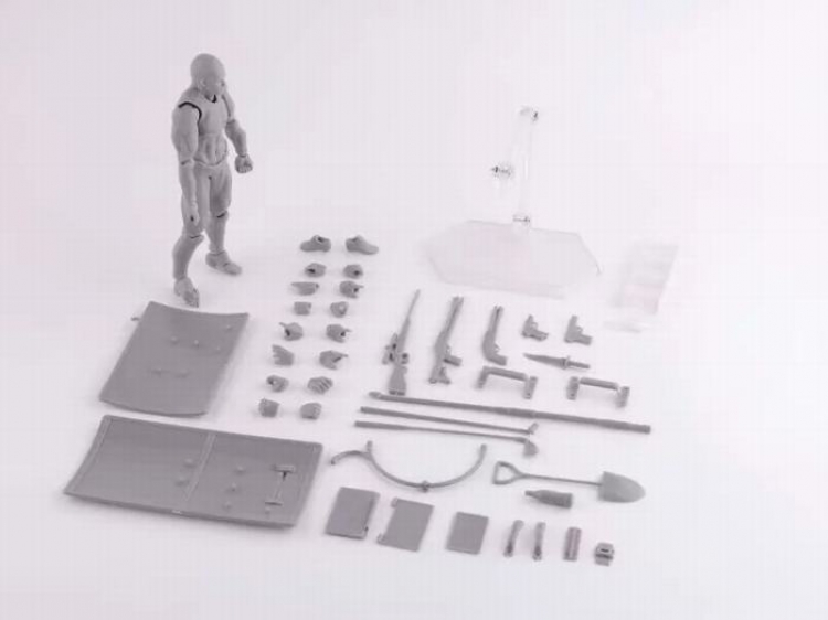 Figma 2.0 Male Gray Deluxe Edition Boxed Figure Decoration 15CM a box of 90