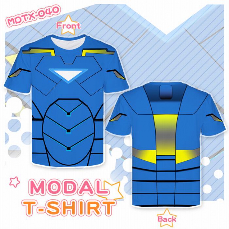 Personality Full color modal T-shirt short sleeve XS-5XL MDTX040