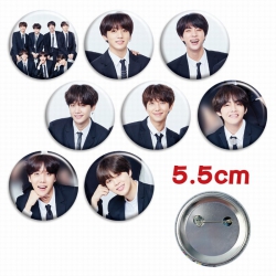 BTS a set of 8 Tinplate Badge ...