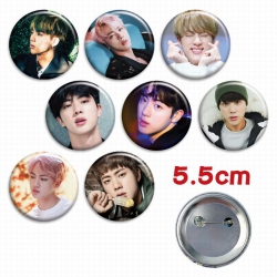 BTS a set of 8 Tinplate Badge ...