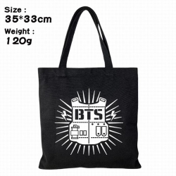 BTS BT21 Canvas shopping bag s...