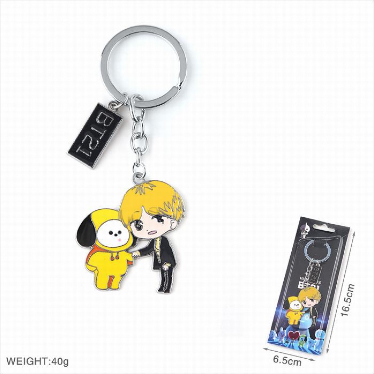 BTS BT21 Rider Key Chain pendant Style F