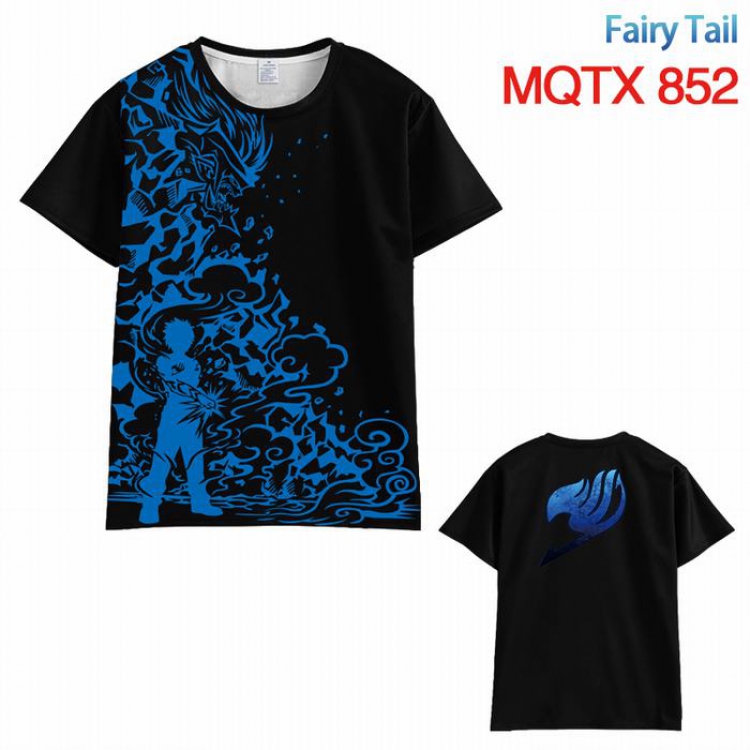 Fairy tail Full color printed short sleeve t-shirt 10 sizes from XXS to 5XL MQTX-852
