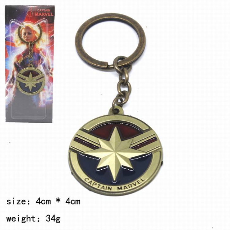 Captain Marvel Keychain pendant