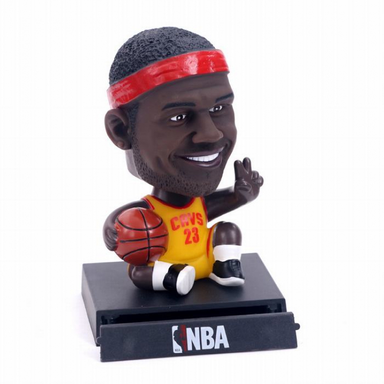 NBA Shake head Boxed Figure Decoration Mobile phone holder