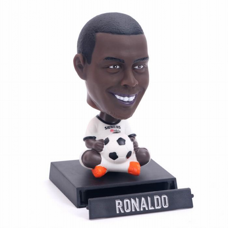 Football Shake head Boxed Figure Decoration Mobile phone holder