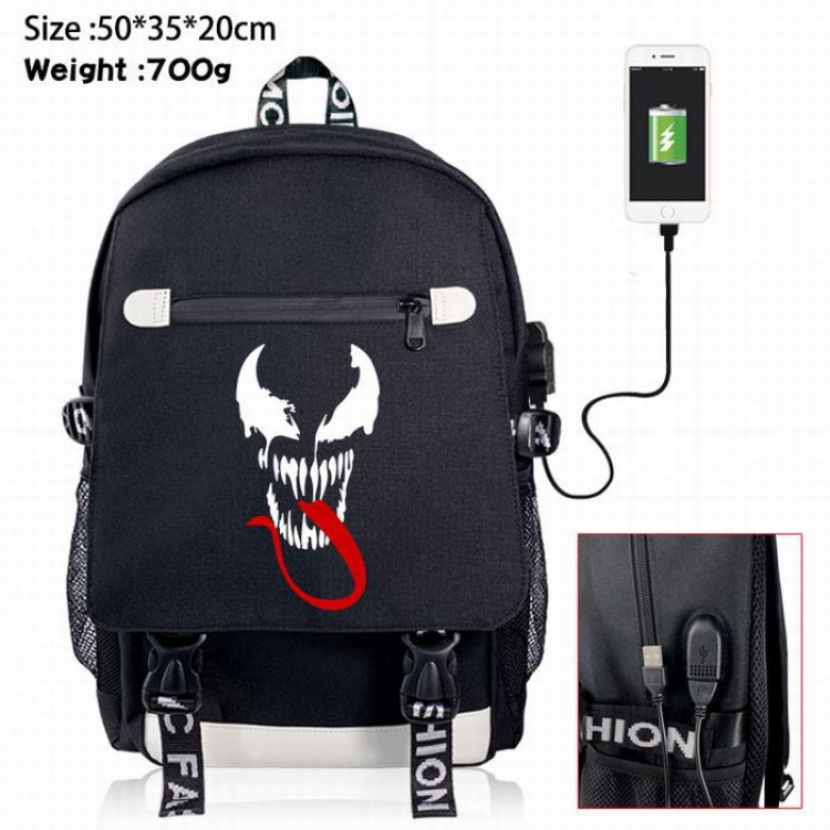 Venom Canvas Data line Backpack Bag