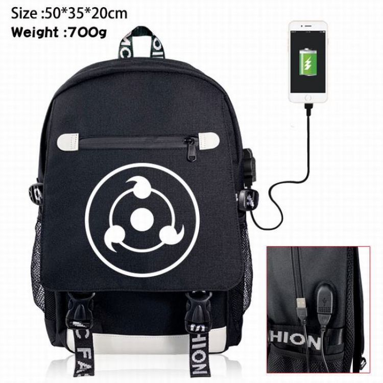 Naruto Canvas Data line Backpack Bag