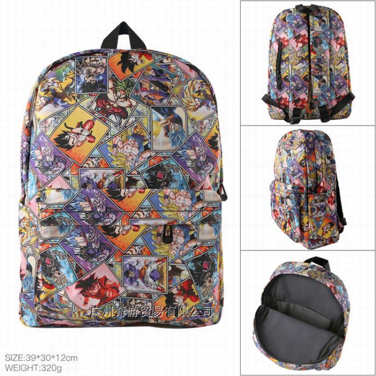 DRAGON BALL Cotton imitation nylon composite waterproof fabric Backpack bag