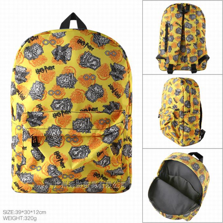 Harry Potter Cotton imitation nylon composite waterproof fabric Backpack bag