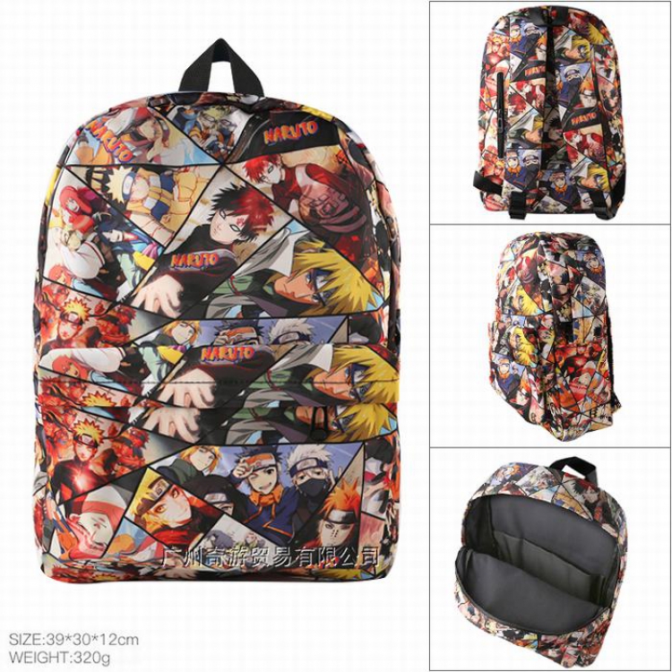 Naruto Cotton imitation nylon composite waterproof fabric Backpack bag