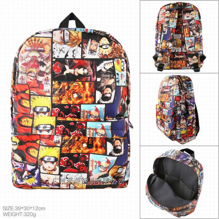Naruto Cotton imitation nylon composite waterproof fabric Backpack bag