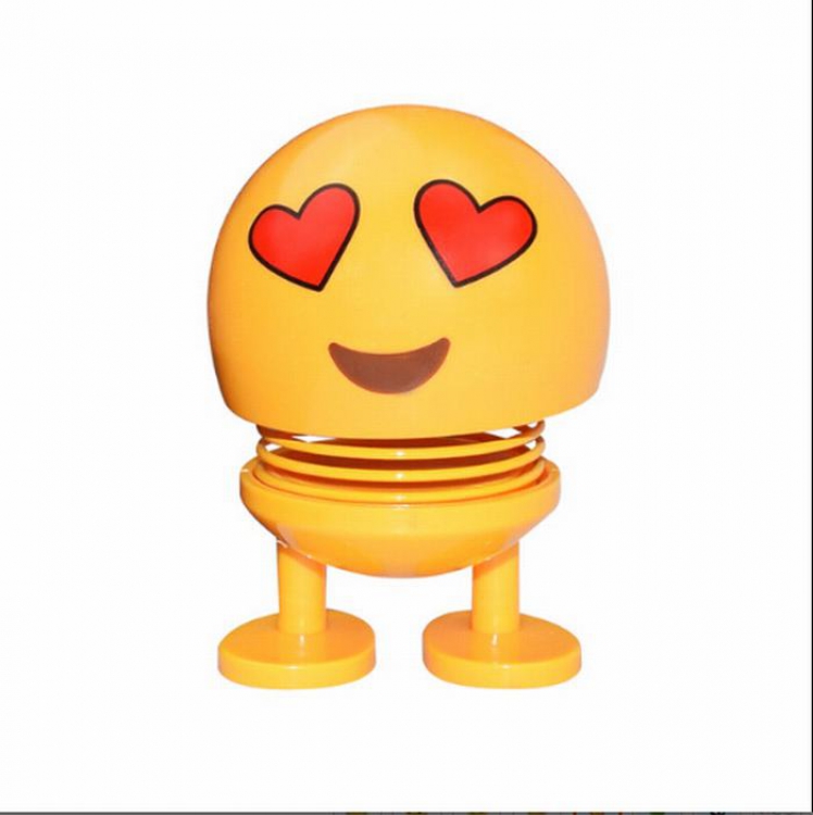 Emoticon Spring man Shake head Boxed Figure Decoration 10CM price for 3 pcs