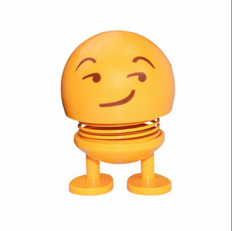 Emoticon Spring man Shake head Boxed Figure Decoration 10CM price for 3 pcs