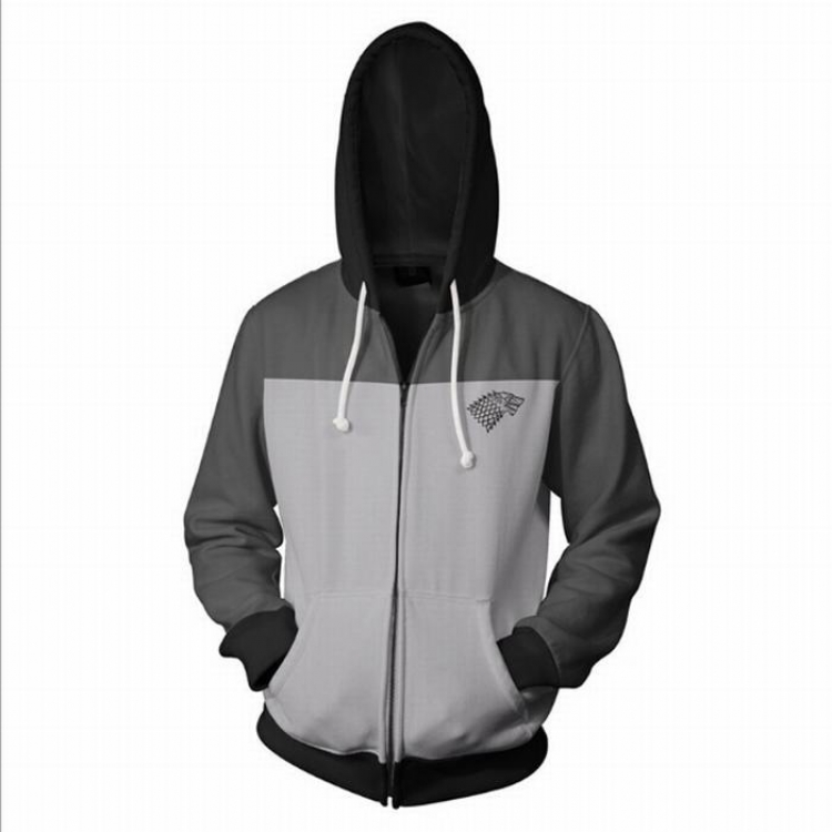 Game of Thrones Hoodie zipper sweater coat S M L XL XXL 3XL 4XL 5XL price for 2 pcs preorder 3 days