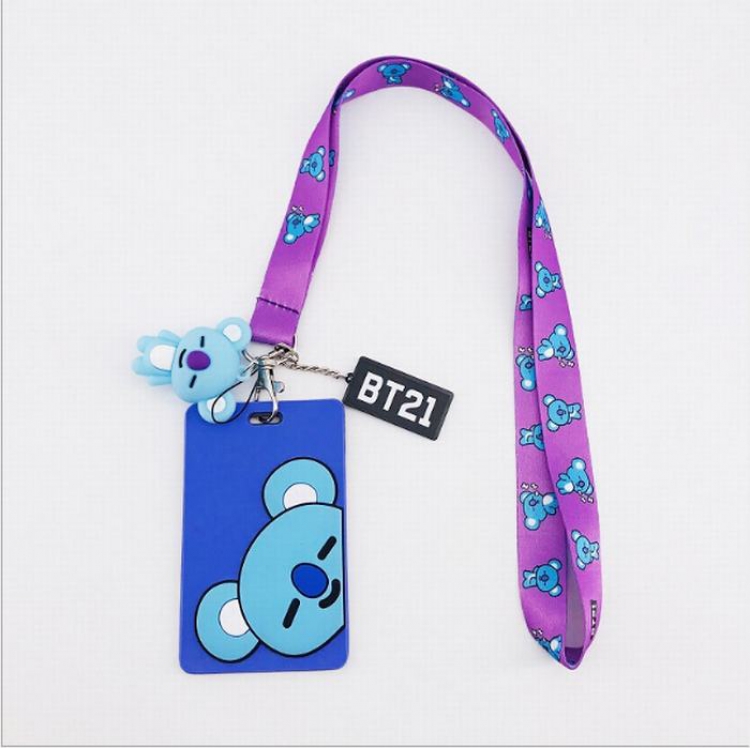 BTS BT21 Silicone stereo card holder 2X45CM price for 2 pcs