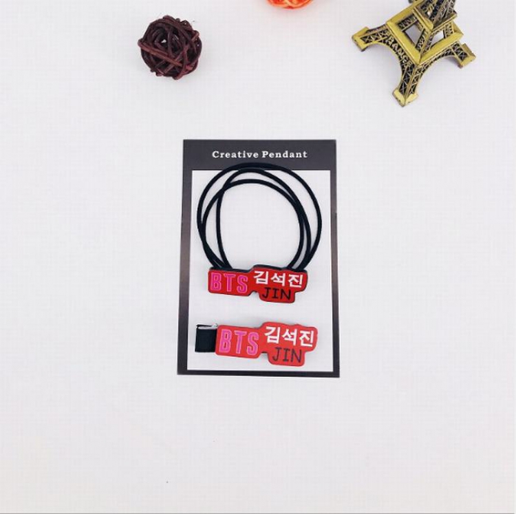 BTS Hair clip   hair rope set price for 5 sets