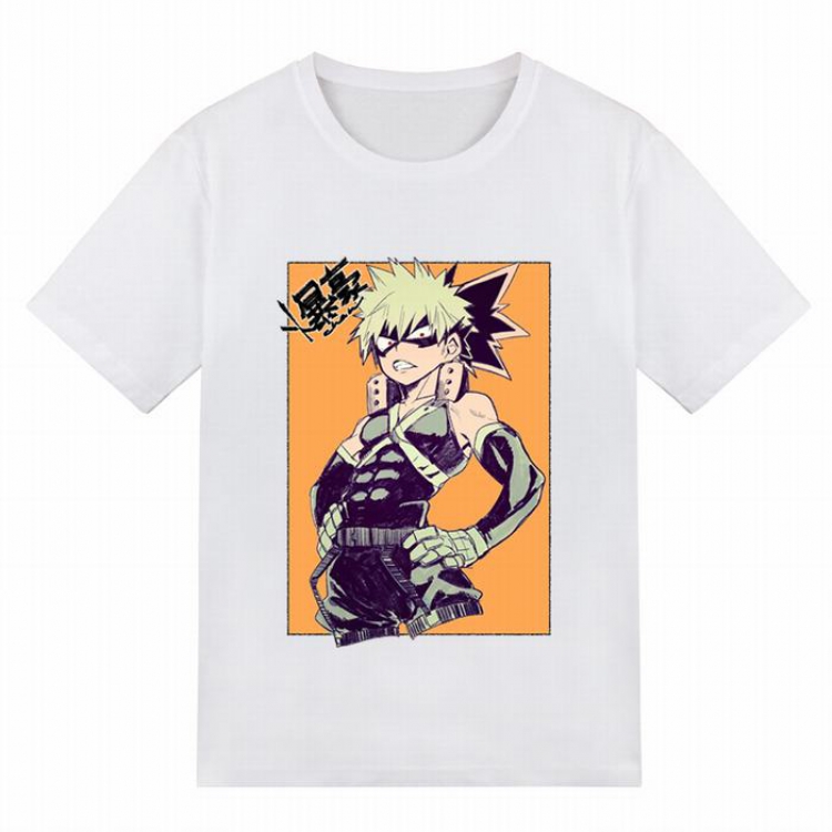 My Hero Academia Printed Short Sleeve T-Shirt M L XL XXL