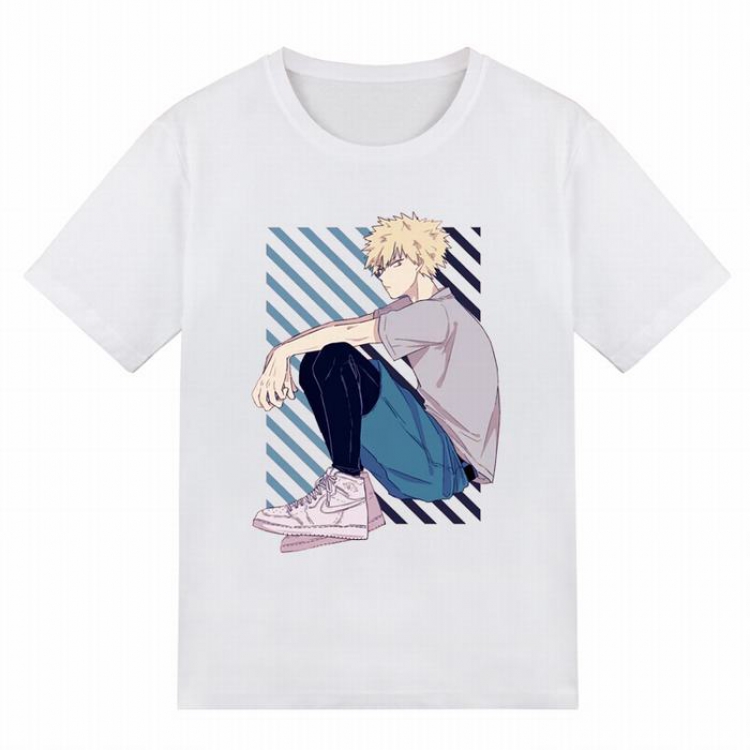 My Hero Academia Printed Short Sleeve T-Shirt M L XL XXL