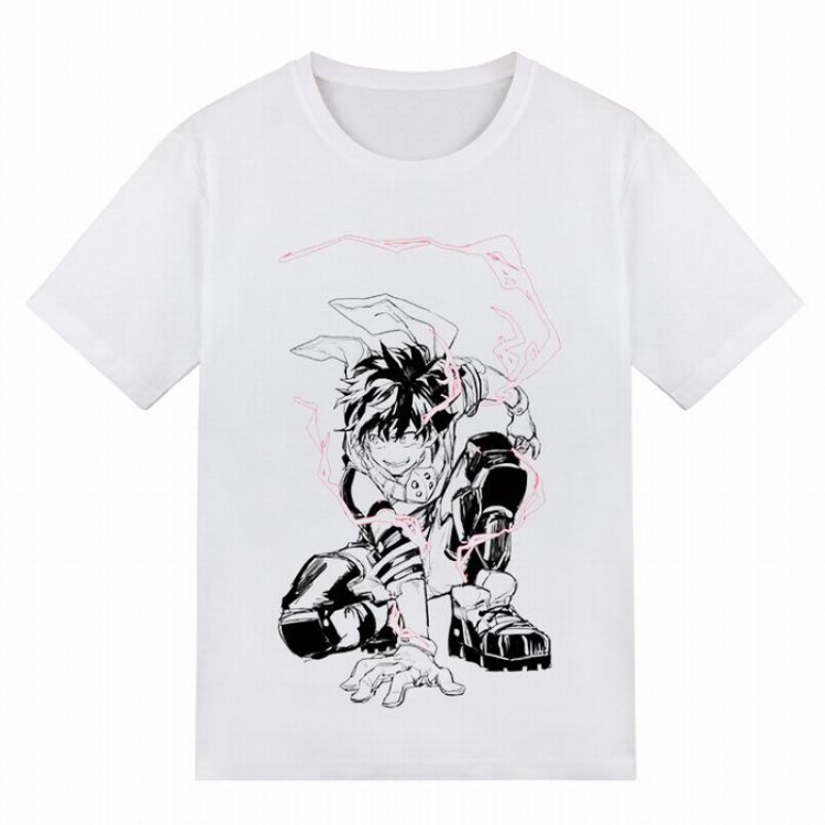 My Hero Academia Printed Short Sleeve T-Shirt M L XL XXL