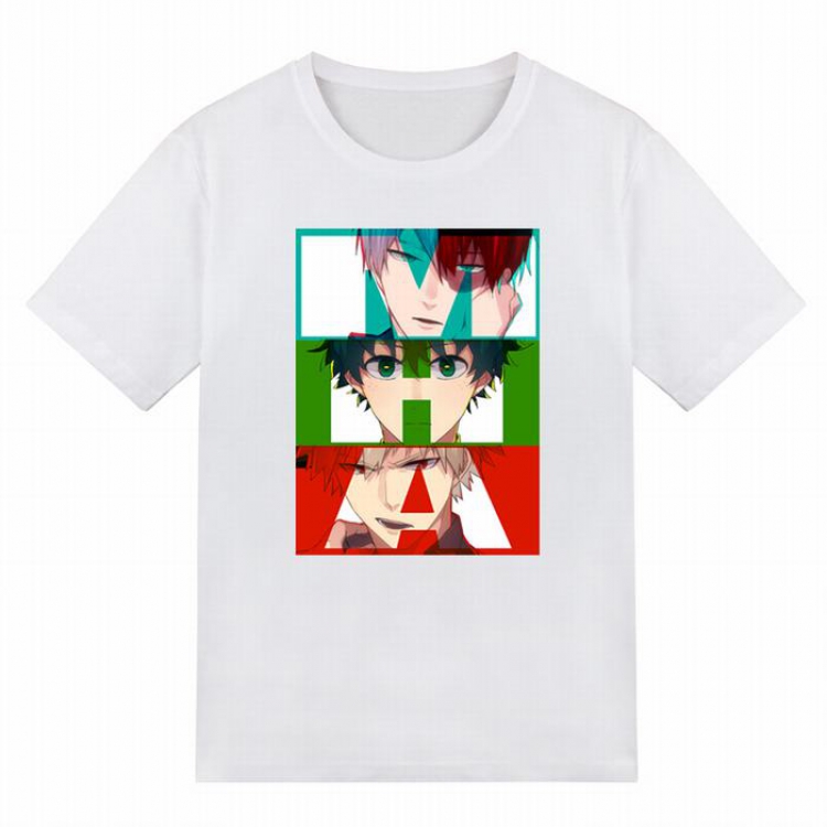 My Hero Academia Printed Short Sleeve T-Shirt M L XL XXL
