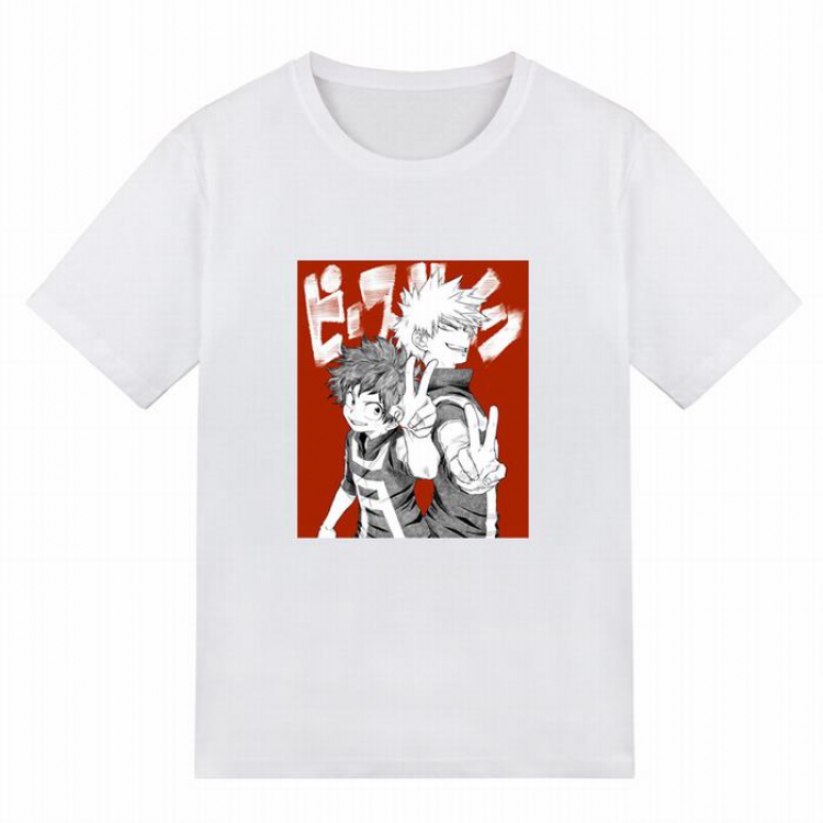 My Hero Academia Printed Short Sleeve T-Shirt M L XL XXL
