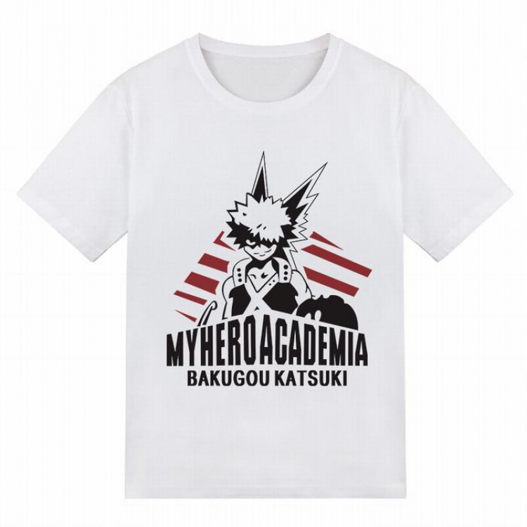 My Hero Academia Printed Short Sleeve T-Shirt M L XL XXL