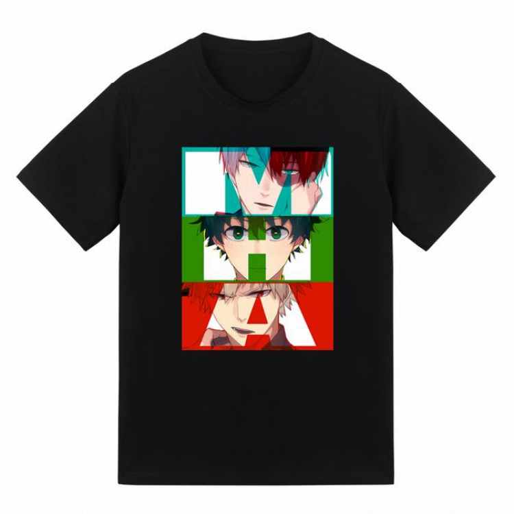 My Hero Academia Printed Short Sleeve T-Shirt M L XL XXL