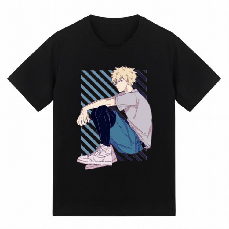 My Hero Academia Printed Short Sleeve T-Shirt M L XL XXL