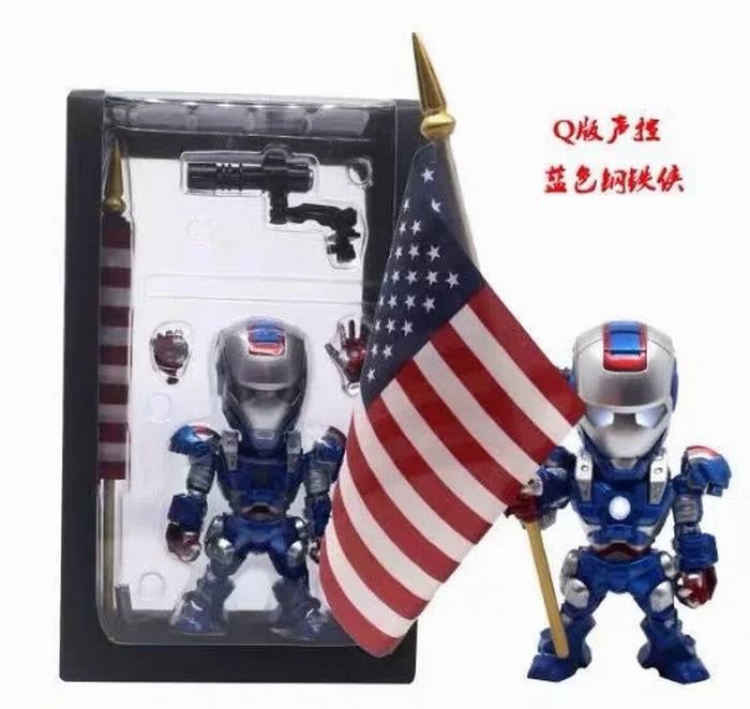 The avengers allianc Q version of voice-activated lighting Boxed Figure Decoration