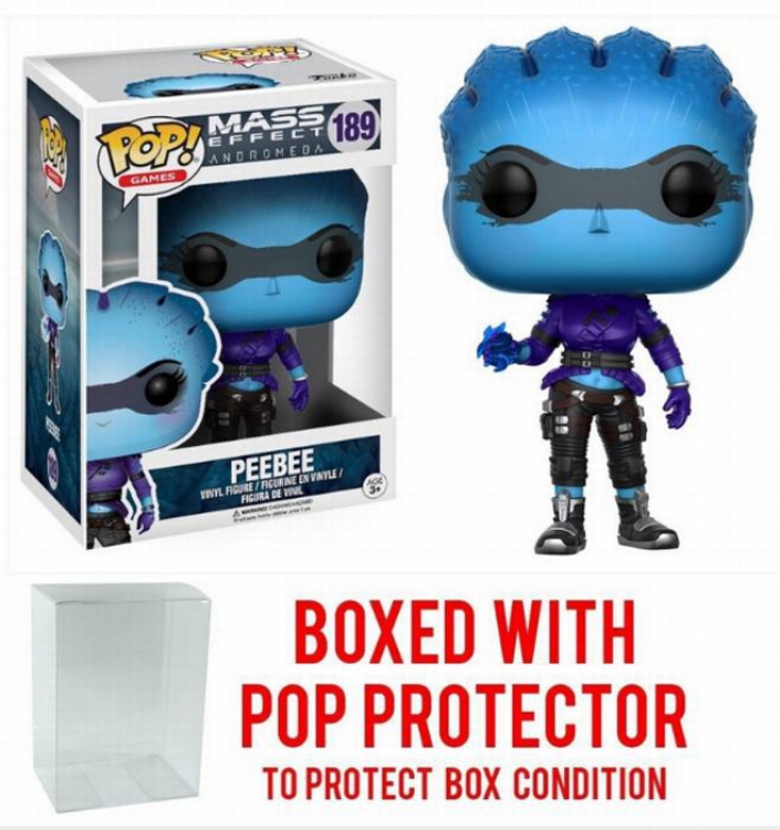 Funko pop 189 Mass Effect peebee Boxed Figure Decoration 10CM
