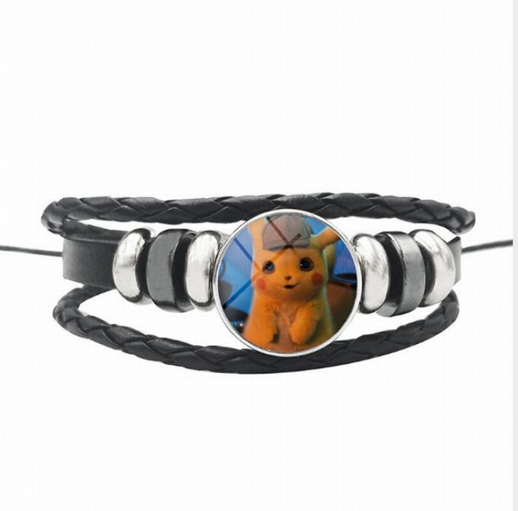Pokémon Detective Pikachu Black woven bracelet price for 5 pcs 26CM 15G