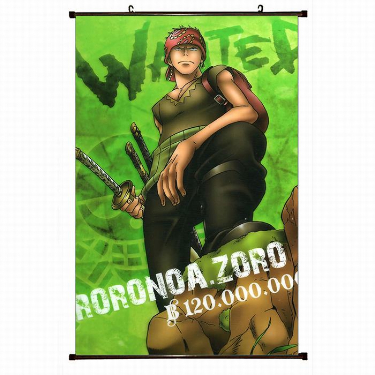 One Piece Plastic pole cloth painting Wall Scroll 60X90CM preorder 3 days H1-123 NO FILLING