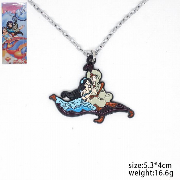 Aladdin and the magic lamp Necklace pendant
