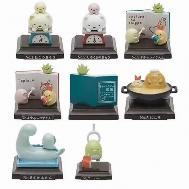 Cartoon anime Corner creature a set of Boxed Figure Decoration 5X5X5.5CM