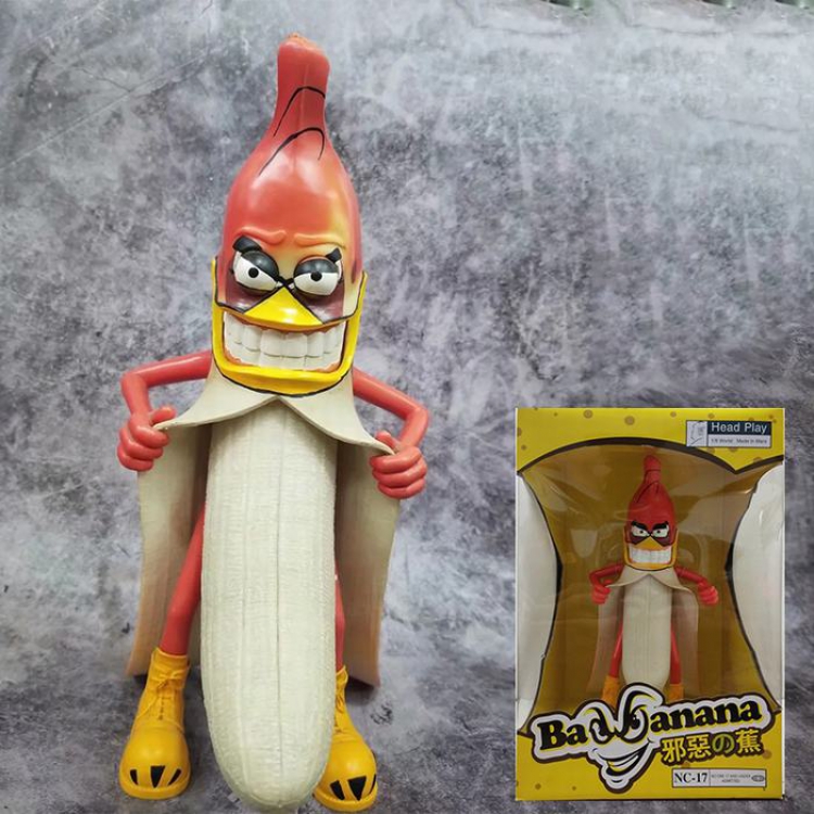 HeadPlay Banana man Cosplay Angry Birds PVC Boxed Figure Decoration 12 inches