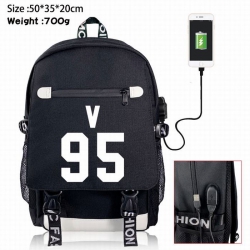BTS Canvas Data line Backpack ...