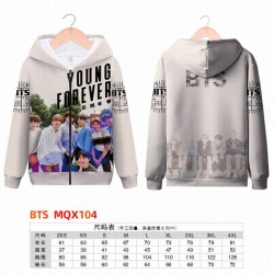 BTS Full color zipper hooded P...