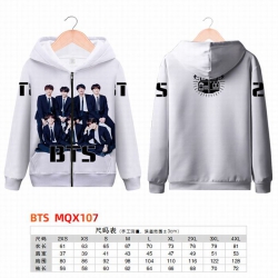 BTS Full color zipper hooded P...