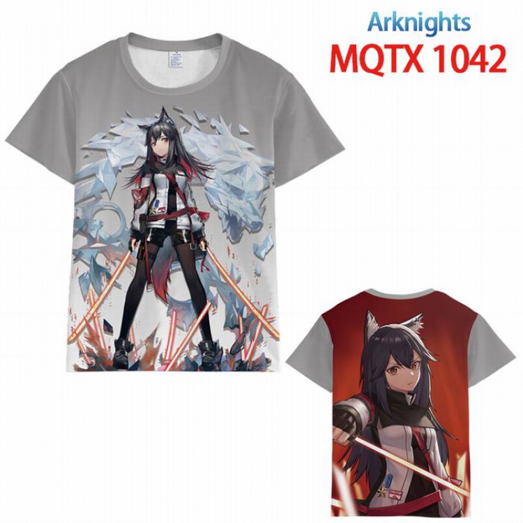 Arknights Full color printed short sleeve t-shirt 10 sizes from XXS to 5XL MQTX-1042