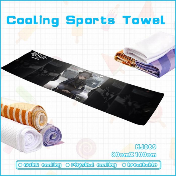 Cartoon anime Cooling Sports Towel 30X100CM HJ-069