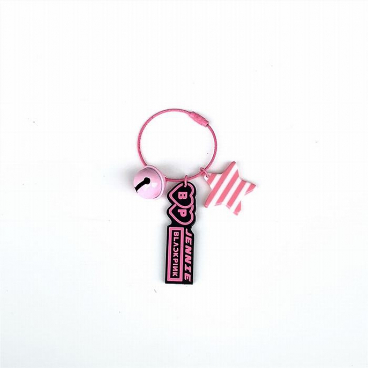 BLACKPINK Soft glue with bell Keychain pendant 6.5CM 13G price for 5 pcs