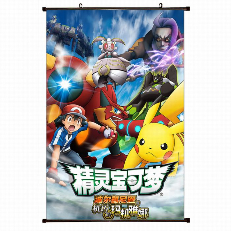 Pokemon Plastic pole cloth painting Wall Scroll 60X90CM preorder 3 days B1-42 NO FILLING